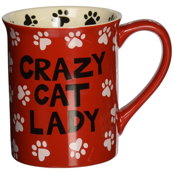 Our Name is Mud “Decorate With Cats” Stoneware Mug, 16 oz.