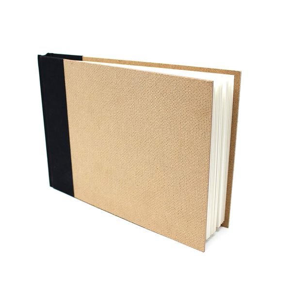Artway Enviro - Casebound A5 Sketchbook – Landscape - 92 Sides/46 Pages of Recycled 170gsm Cartridge Paper – 100% Recycled Sketchbook