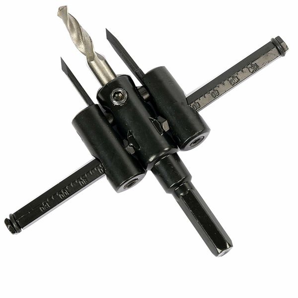Circular Cutting Tool, Cuts Perfect Holes Circles Many Applications 1/4" Shank