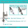 YooGyy RO Drinking Water SUS304 Stainless Steel Faucet for RO Reverse Osmosis & Filter with Brushed Nickel Finish (Classic)