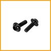 Partuto 20pcs M5 5mm Motorcycle Windscreen Screw Fairing Bolt Screw Black Replacement