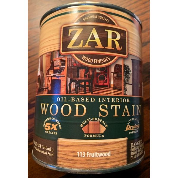 Zar Interior Stain 113 FRUITWOOD  Quart