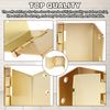 Offset Hinges for Doors 3.5 in Swing Clear Offset Door Hinge Handicap Expandable Door Hinges Bright Copper（2 pcs）