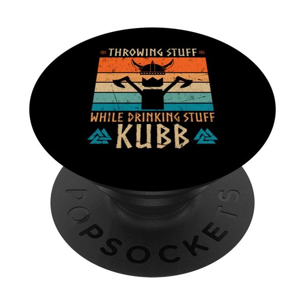 Throwing Stuff Drinking Stuff Kubb Viking Chess Scandinavia PopSockets Swappable PopGrip