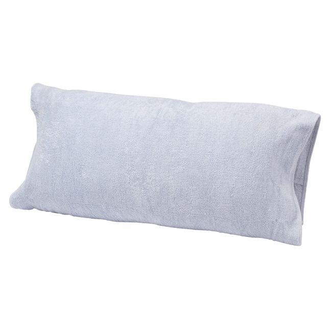 Nishikawa [Nishikawa] Ag Antibacterial Pillowcase, Blue, Compatible with 24.8 x 16.9 inches (63 x 43 cm) Size Pillows, Elastic Fiber, Fits Many Shapes and Shapes, Fluffy Towel, Pile Fabric, Reversible