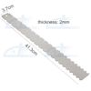 Guitar Neck Notched Straight Edge String Action Ruler Bridge Pin Puller Guard