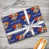 Superman 2025 Krypto Shield Gift Wrap Wrapping Paper Rolls