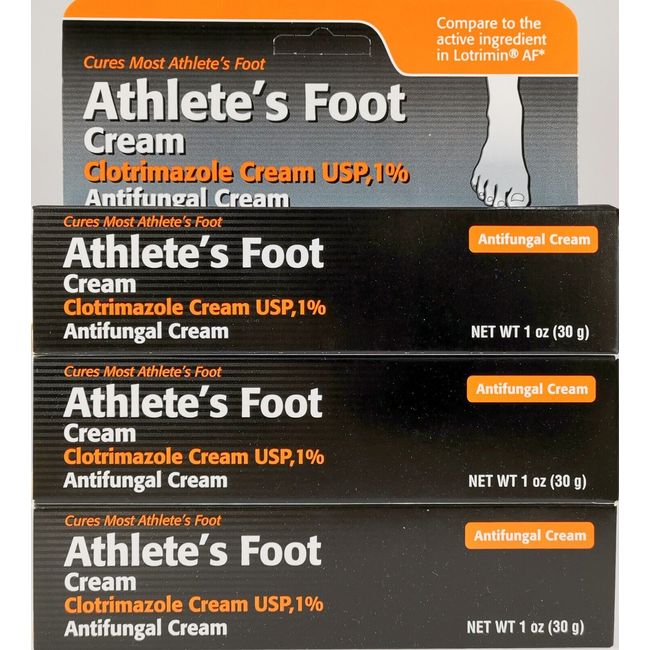 Athlete’s Foot Antifungal Cream Compare To Lotrimin AF.1oz (3packs) EXP:10/2024