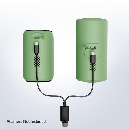 Birdfy 1 to 2 Splitter Cable USB 2.0 Type-C PVC Cord Power Cable 2 Duo Smart Bird Feeder Only(1 Pack