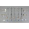 Gaugemaster GM880 Modern Double Head Adjustable Height Lamp Value Pack