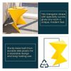LeisureMod Randolph Modern Triangle End Table in Yellow Set of 2