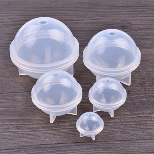 30mm Sphere Ball Silicone Mold | 3D Round Mold | UV Resin Clear Mold |  Epoxy Resin Soft Mould