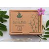 LEAF BOAT Bamboo Cotton Buds | Cotton Buds for Ears, makeup cleaning, etc. | GOTS Certified Biodegradable, Eco-Friendly and Plastic Free | Vegan | Recycled Packaging | (Pack of 1 Box, 300 Buds)