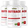 Outback Belly Burner-Gut & Digestive Support- 3 Bottles- 180 Capsules