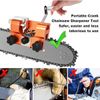 Chainsaw Chain Sharpening Jig Portable Hand Crank Timberline Sharpener Tool Set