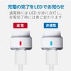 Elecom Cigarette Charger / 2 USB Ports (Auto Identification) / 2.4A / White