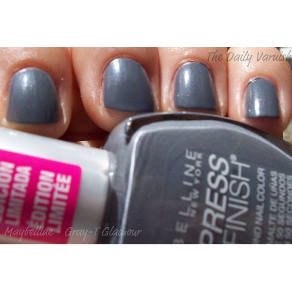 Maybelline Express Finish Nail Polish Gray-t Glamo