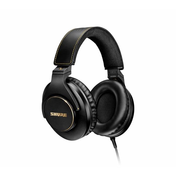 SHURE SRH840A-A Professional Studio Headphones, Black, Closed, Foldable, Studio Recording, Home Recording, DJ