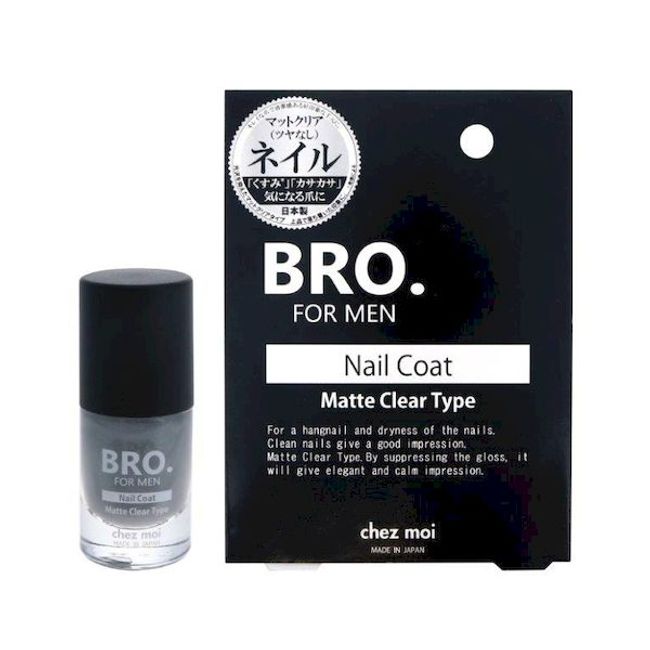 4562226255443 BRO． FOR MEN Nail Coat GLossy Clear Type Matte Clear 101229 [Cannot be canceled]