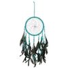 Something Different Peacock Feather Dream Catcher (One Size) (Turquoise)