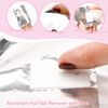 G2PLUS Gel Nail Remover Foils - 100PCS Nail Foil Removal Wraps - Nail Foils Wraps with Pad for Gel Nails Remover
