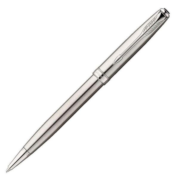 Parker Sonnet Medium Point Chrome Trim Ballpoint Pen - Stainless Steel