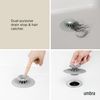 Umbra 023464-918 Flex Drain Stop/Hair Catcher Grey, Gray
