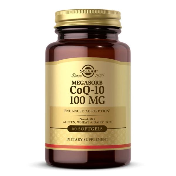 Solgar Megasorb CoQ-10 100 mg 60 Softgels