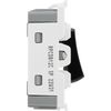 BG RPCDB12C Evolve Grid Black 20A 20AX 2 Way 1 Pole Centre-Off Switch Module