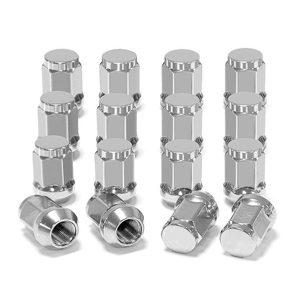 3G Chrome Lug Nut Set- Standard for EZGO and Club Car Golf Carts