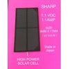 Sharp Solar Cell Module NEW 1.1VDC 1.1AMPS, MADE IN JAPAN EXCELLENT HIGH QUALITY