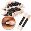 Eyeshadow Brush, Sponge Tip, Disposable, Double Eyeshadow Brush, Pack of 100, Cosmetic Tool, Portable