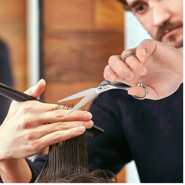 Professional Razor Blades Left Handed Hair Scissors - Barber
