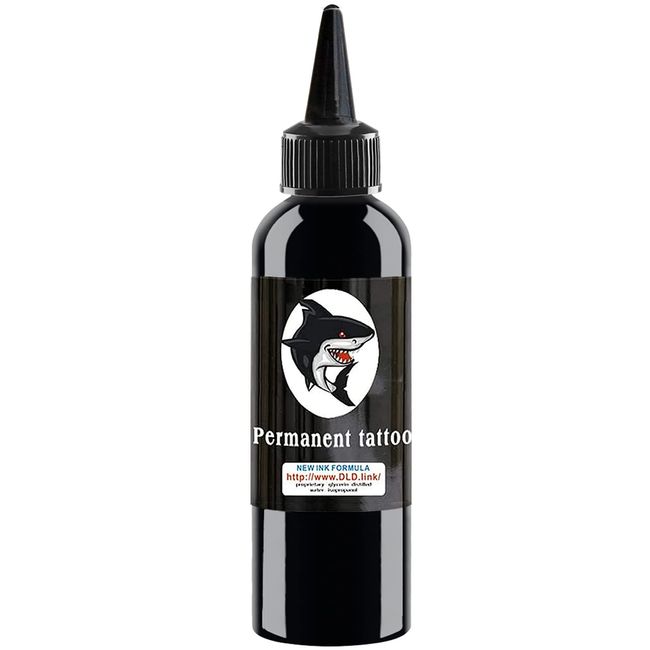 UMIKAKitchen-Ink Professional Tattoo True Black Universal Black Body Art Tattoo Pigment Ultra Black Tattoo Colour Pigment (Black) (230 ml)