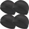 Headshion 4 Pack Wave Cap for Men 360 Waves Black