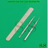 Pro Foot Care Skin/Nail File +Blacks File + Blackhead Extractor Set