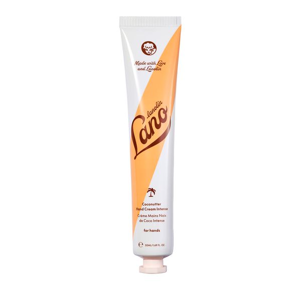 Lanolips Hand Cream - Lanolin Lotion with Coconut Oil, Shea Butter & Vitamin E - Cuticle & Hand Cream for Dry Cracked Hands - Cruelty-Free, Dermatologist Tested - Coconutter (50ml / 1.69 fl oz)