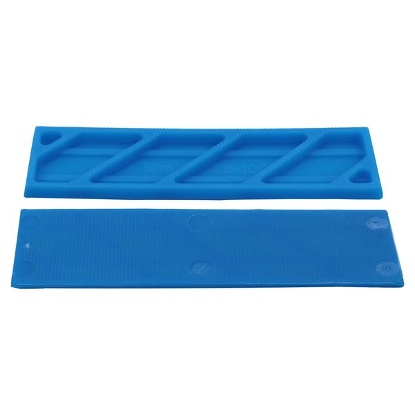 50 x Plastic Blue 5mm Thick Window & Glazing Packers