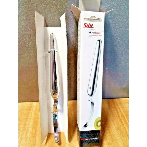 SILT KIWI (TWO) STAINLESS STEEL PEELER~HOME GIFT FOR LEFT HANDED FOLKS~2 PEELERS