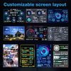 3.5 inch IPS USB Mini Screen, AIDA64 PC CPU RAM Data Temperature Monitor, PC Sensor Panel Display, Computer Case Secondary Screen, IPS Full Viewing Angle, USB C Interface, Only for Windows
