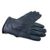 Ladies Genuine Leather Gloves (Small, Navy)