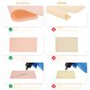 Benbilry Blank Tattoo Practice Skin, 10.7 x 6" 2MM Thick Double Sides Tattooing Eyebrow Practice Skin Large Size 5 Sheets for Beginners and Experienced Tattoo Artists