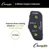 Champion Sports 3 Wheel Plastic Baseball Umpire Count Indicator - Counts Strikes, Balls and Outs