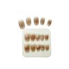 mallnoo 24 Piece Transparent Medium Long Natural Fake Nail