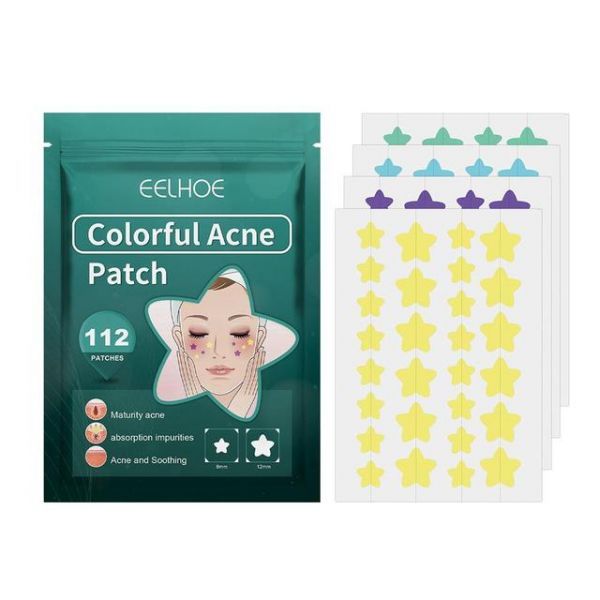 Star Acne Patch Colorful Invisible Removal Skin Care Sticker Original Concealer Face Spots Beauty Makeup Tool