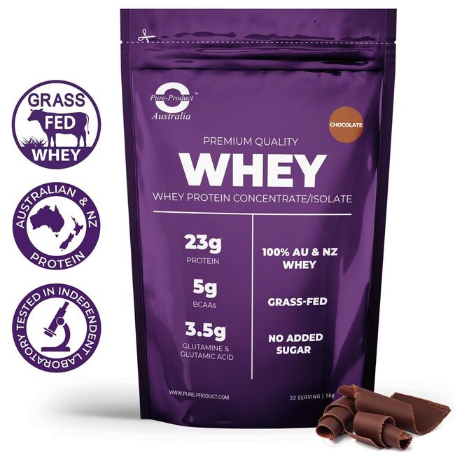 20KG   -  WHEY PROTEIN ISOLATE / CONCENTRATE  - CHOCOLATE - WPI WPC POWDER