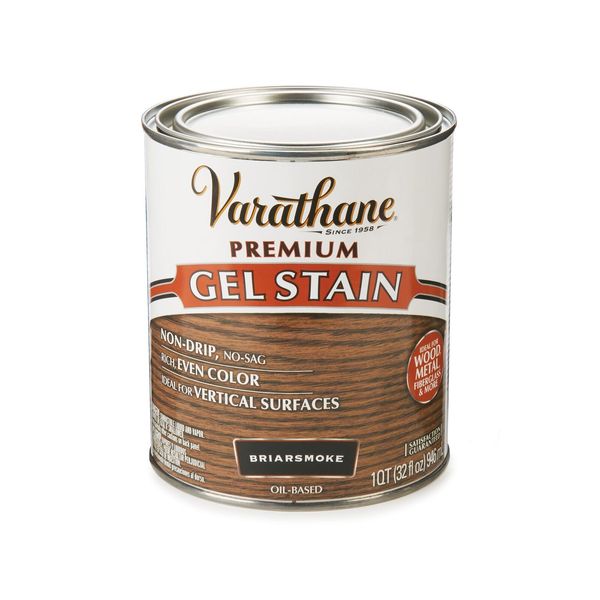 Varathane Premium Gel Stain Oil Based Briarsmoke 1 Quart