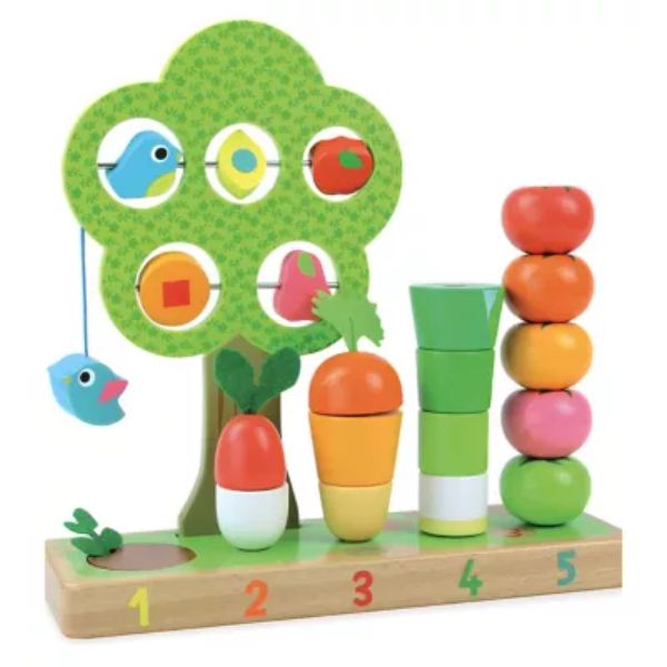 Vilac Vegetables Wooden Stacking Toy