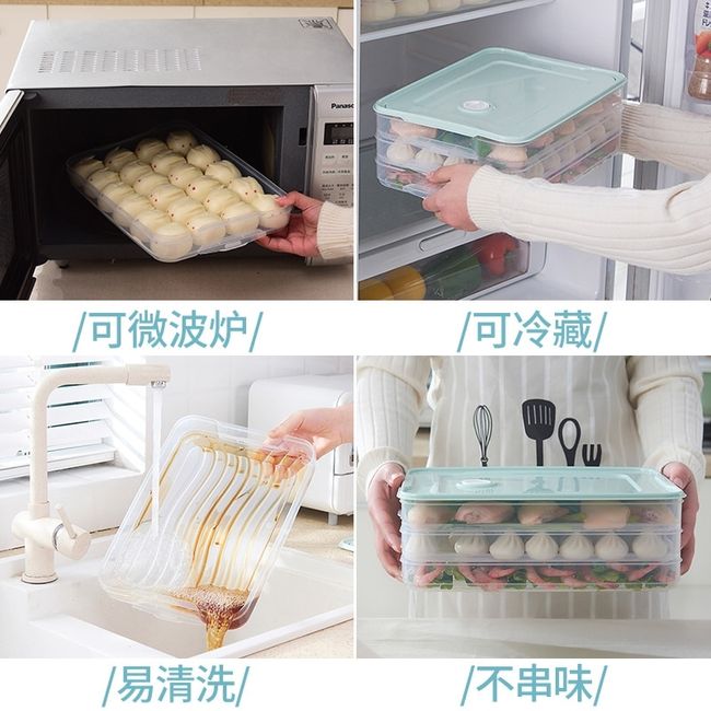 Food Fresh Storage Box Container Kitchen Fridge Organizer Case