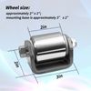 4 Weld On Heavy Duty Steel Micro Mini 2" Roller Fit Trailers with Grease Fitting
